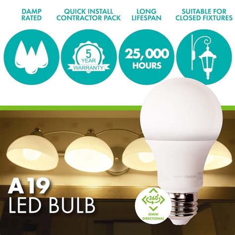 Simply Conserve ENERGY STAR 75-Watt EQ A19 Soft White Medium Base (e-26 ...
