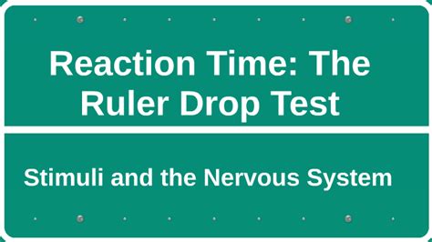 Image result for The Ruler Drop Test Video