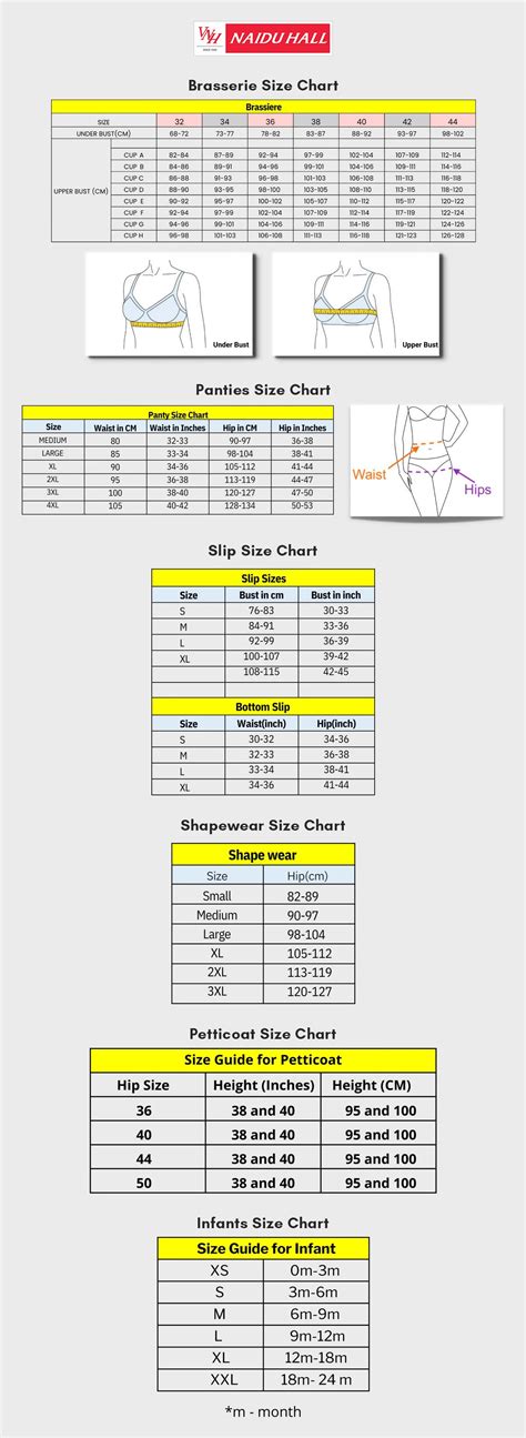 Know Your Size Before You Buy | VNH Naidu Hall