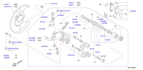 Infiniti I35 Brake Pad Set. Pad Kit Disc Brake. (Rear) - DD060-4U092 | INFINITI OF SOUTH BAY ...