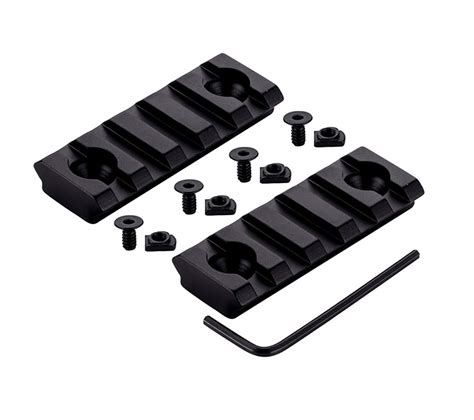 Buy LIRISY 3 Slot 5 Slot Picatinny Rail, 2PCS Aluminum Rail Sections ...