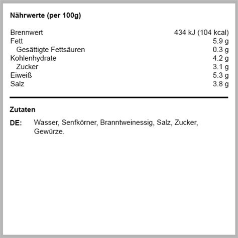 Kühne Senf mittelscharf, 150 x 10 g | Kaufland.de