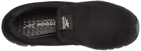Buy REEBOK Men Synthetic/Textile Leap Slip on M Walking Shoes Black ...