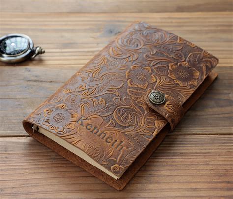 Personalized Refillable Journal Notebook Genuine Leather - Etsy