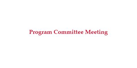 Program Committee 的图像结果