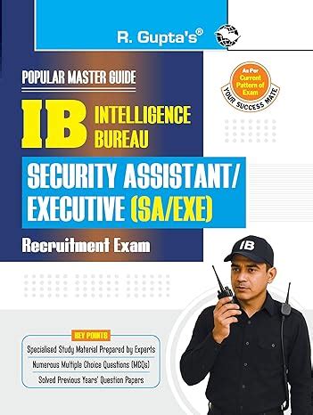 IB : Security Assistant/Executive (SA/EXE) Recruitment Exam Guide eBook ...