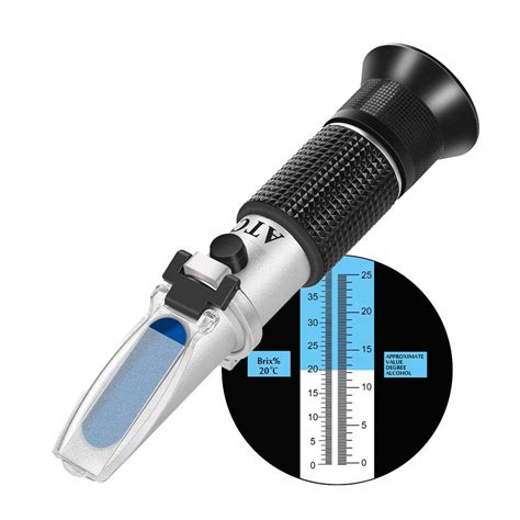 V-Resourcing Wine Refractometer, Hand Held Brix/Alcohol Refractometer ...