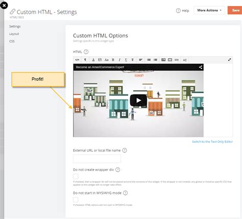 Image result for Custom HTML Widget