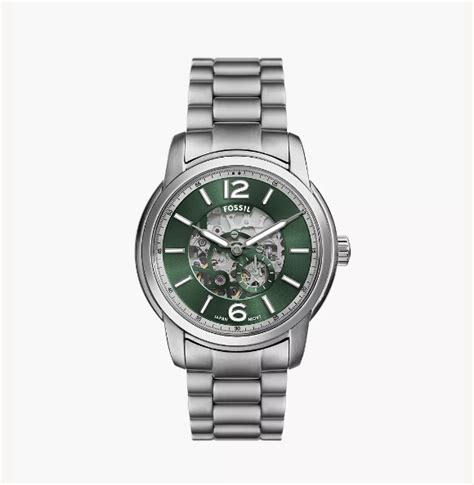 FOSSIL ME3262 Heritage Automatic Stainless Steel Watch