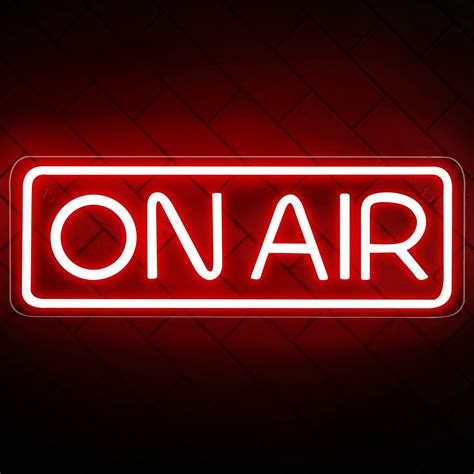 Amazon.com : Leburry ON AIR Neon Sign - Live On Air Sign for Streaming ...