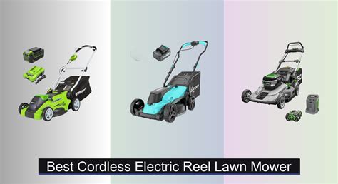 6 Best Cordless Electric Reel Lawn Mowers of 2026