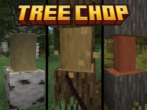 Image result for Minecraft Tree Chop Mod