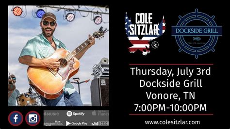 Cole Sitzlar Band 4th of July Show at Dockside Grill at Tellico Marina ...