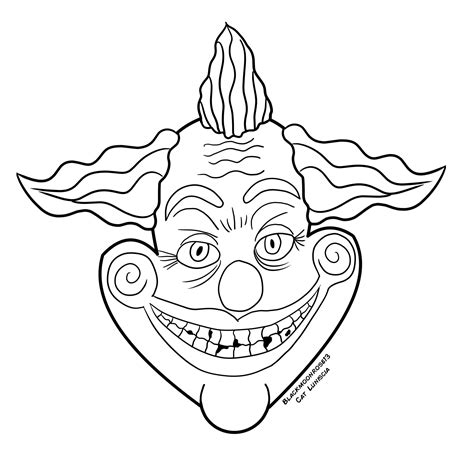 Killer Klowns From Outer Space Coloring Pages [2025]