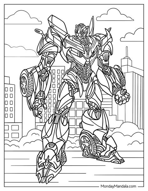 Bumble Bee Coloring Page