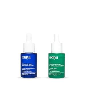 Asaya Advanced Dark Spot Correcting Serum & 10% Niacinamide Serum for ...