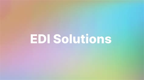 Image result for EDI Solutions