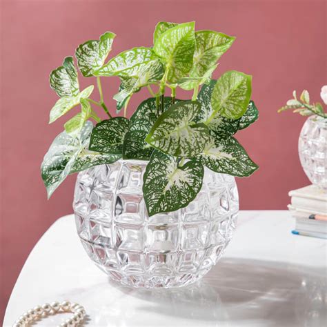 Ornate Crystal Glass Flower Vase Large Online - Premium Vase | Nestasia