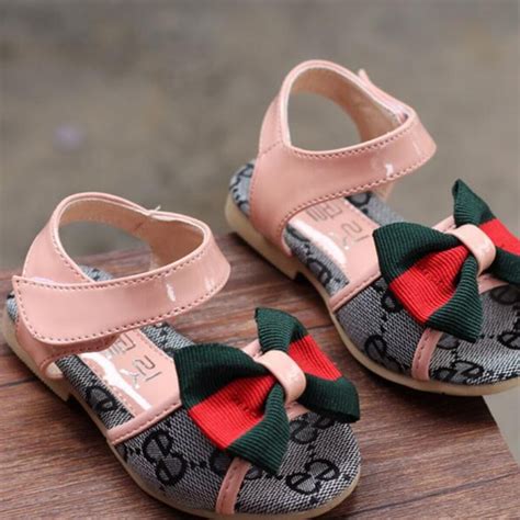 Ravishing Designer Pink Infant Girl Sandals for Weddings