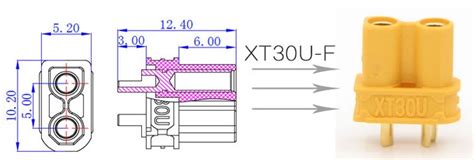 XT30-U Female Bullet Connector — Havoc Hobby