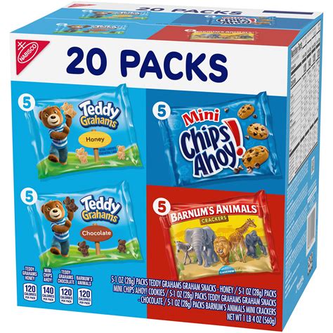 Buy Nabisco Fun Shapes Variety Pack, Barnum's Animal Crackers, Teddy ...