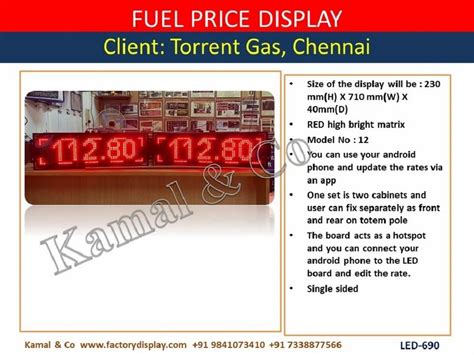 LED Fuel Price Display - Led Fuel Price display Board Manufacturer from ...