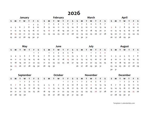 Best 20+ Free Google Docs 2026 Calendar Template Docx - Great Research