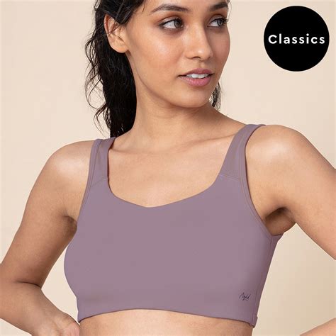 Soft cup easy-peasy slip-on bra with Full coverage-NYB113-Purple – Nykd ...