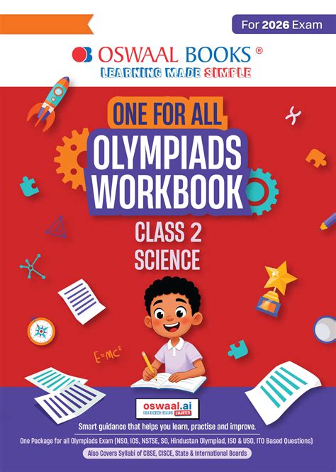 One For All Olympiads Workbook Class 2 Science | Olympiad Exams 2026 ...