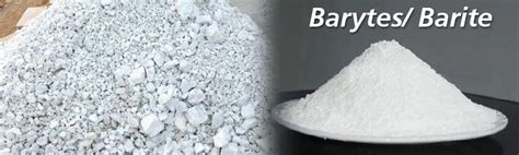 Barytes/ Barite. BaSO4 | Rajasthan Minerals & Chemicals