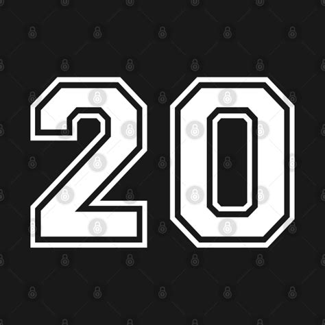 Number 20 Twenty Back - Number 20 - Kids T-Shirt | TeePublic