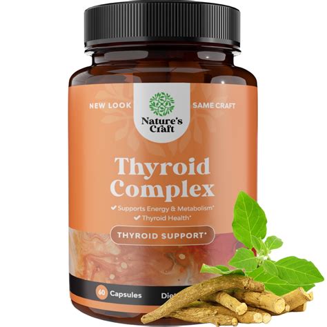 Buy Iodine Thyroid Support Complex- Energizing Natural Thyroid ...