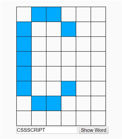 LED Matrix Display With Scrolling Text | CSS Script