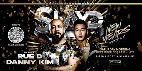 SLAYD New Years Edition Ft. Rue D & Danny Kim, Red Eye NY, Manhattan ...