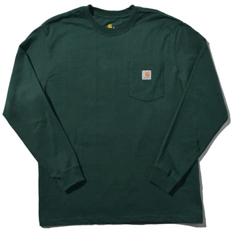 Carhartt (カーハート) ワークウェア ロングスリーブTシャツ HTG ハンターグリーン RN14806 K126 | FAITH