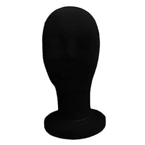 Milaan Foam Flocking Male Mannequin Head Model Hat Wig Display Stand ...