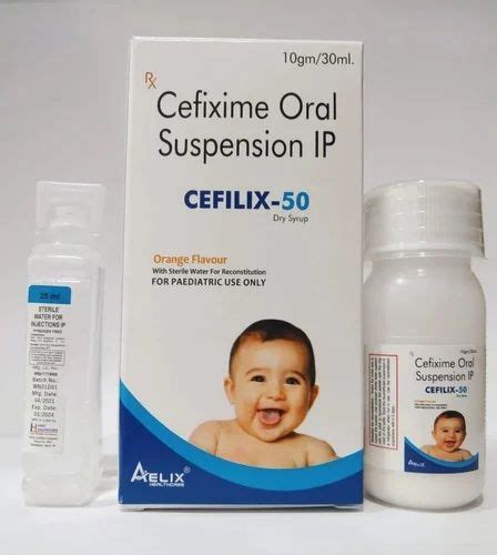 Antibiotic Suspension - Cefixime Oral Suspension 10mg Wholesaler from ...