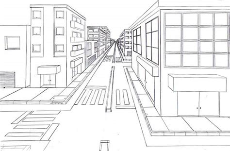 Image result for Street Sign 2-Point Perspective Drawing