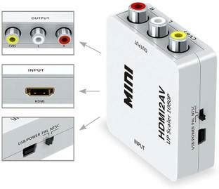 HL Technology TV-out Cable HDMI to RCA Composite Video Audio AV CVBS ...