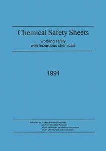Chemical Safety Sheets: Buy Chemical Safety Sheets by Chemical Industry ...