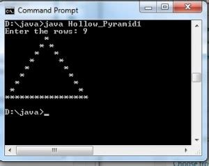 Image result for Inverted Pyramid Pattern in Java