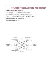 Image result for Solving Using Transportation Method