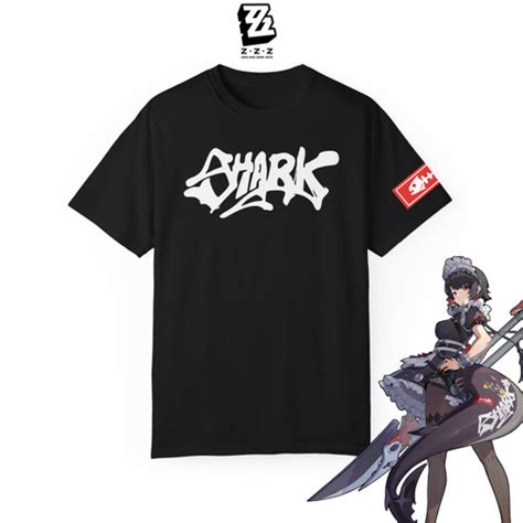 Jual Kaos Casual Game Zenless Zone Zero Ellen Joe Shark Logo - XL - Kab ...