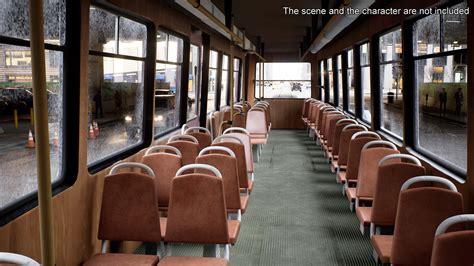 3D Retro Tram KTM-5 Old Rigged for Maya | 3D Molier International
