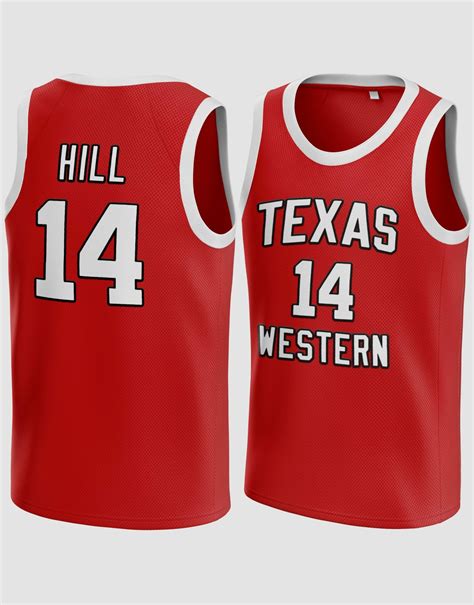 Glory Road Bobby Joe Hill Texas Western #14 Jersey – 99Jersey®: Your ...