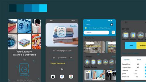 laundry service app | Figma