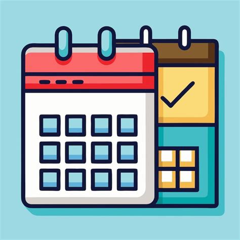 Calendar Clip Art Vector Illustration Design | Premium AI-generated vector