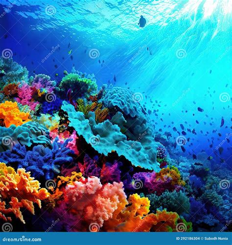 Great Barrier Reef, Under Water World Fish Under Sea Grass Coral Reefs ...