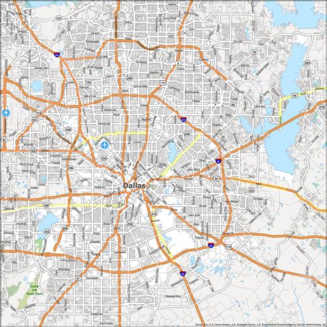 Dallas Zip Code Map - GIS Geography