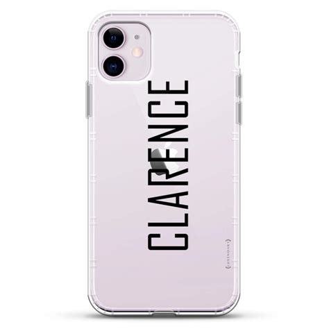 Name: Clarence, Modern Font Style | Luxendary Air Series Clear case ...